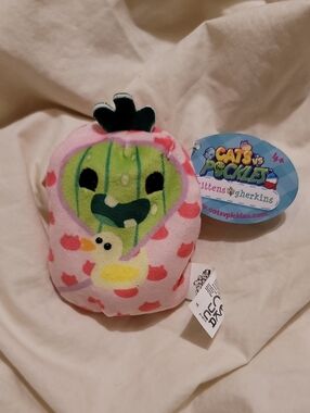 Cats vs Pickles 3" Lil Felicia plush toy from the Kittens vs Gherkins series.#29